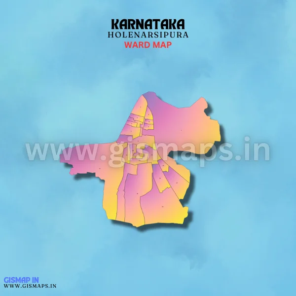 Holenarsipura Ward Map (Karnataka)